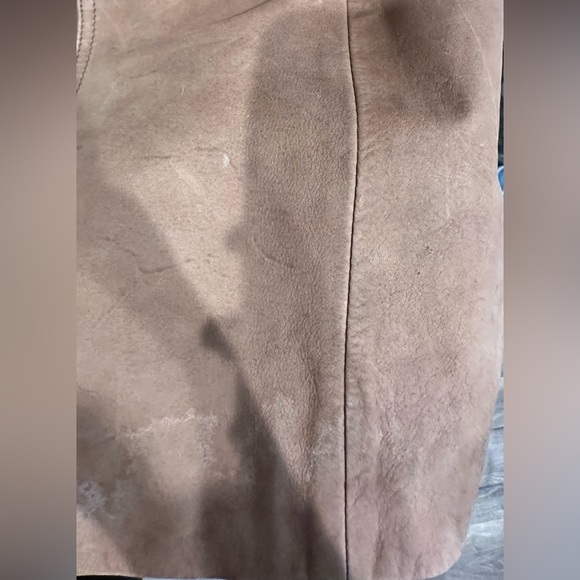 VINTAGE LEATHER TRENCH COAT - Picture 4 of 11